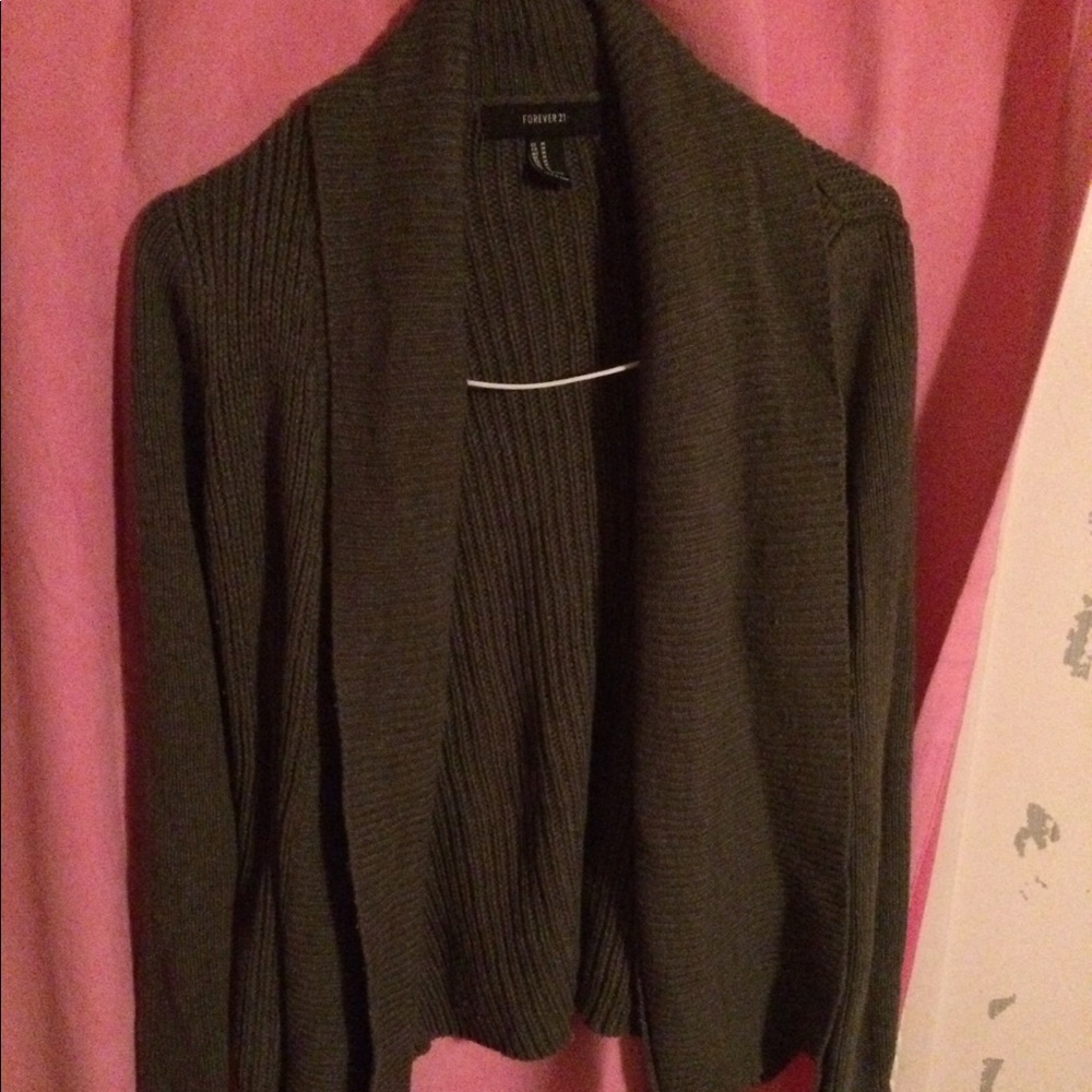 Forever 21 charcoal cardi